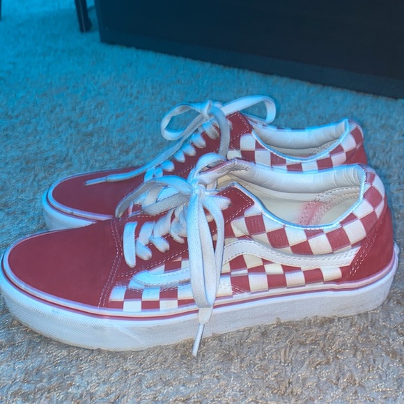Red Old Skool Vans - Picture 2 of 4
